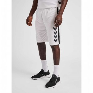 Hummel Core Xk Basket Hose Herren Weiß | 104223-141