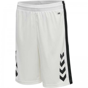 Hummel Core Xk Basket Kurze Hose Kinder Weiß | 653099-774