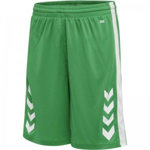 Hummel Core Xk Basket Kurze Hose Kinder Grün | 110496-683