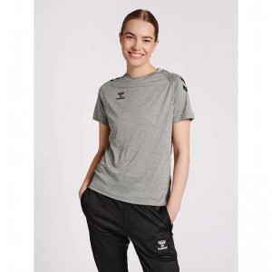 Hummel Core Xk Core Poly S/S Kurze Hose Damen Grau | 528248-940
