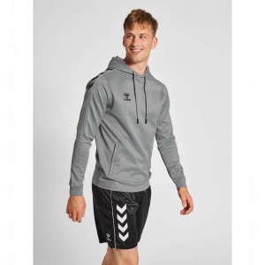 Hummel Core Xk Poly Hoodie Herren Grau | 838746-806
