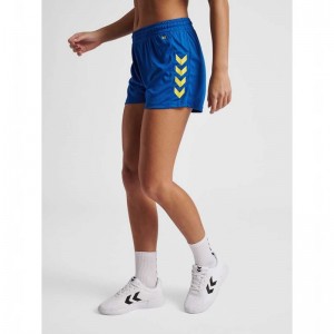 Hummel Core Xk Poly Kurze Hose Damen Blau | 383251-828