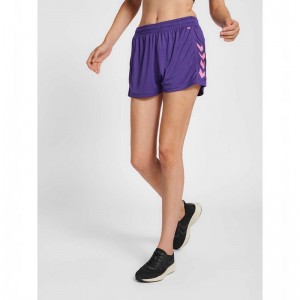 Hummel Core Xk Poly Kurze Hose Damen Lila | 349869-601
