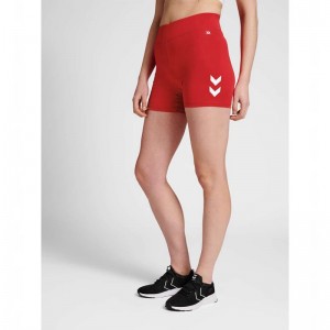 Hummel Core Xks Kurze Hose Damen Rot | 977048-069