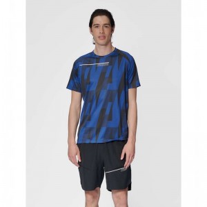 Hummel Court Aop Light Weight T-shirts Herren Blau | 567874-965