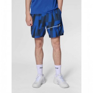 Hummel Court Aop Pocket Kurze Hose Herren Blau | 383310-490