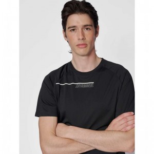 Hummel Court Light Weight T-shirts Herren Schwarz | 740820-193