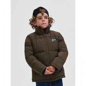 Hummel Crisp Tex Jacken Kinder Braun | 066732-754