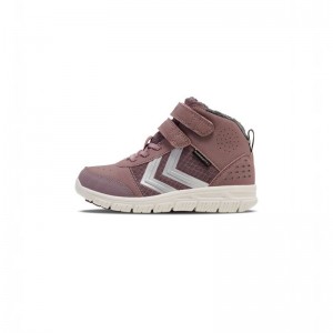 Hummel Crosslite Winter Mid Tex Jr Winterschuhe Kinder Rosa | 111975-980