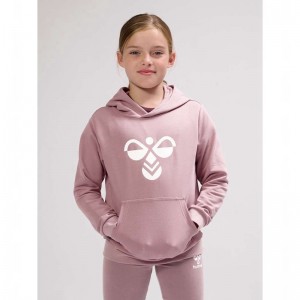 Hummel Cuatro Hoodie Kinder Rosa | 166453-629