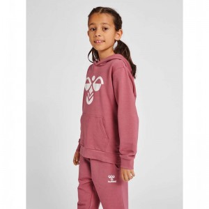 Hummel Cuatro Hoodie Kinder Rosa | 641618-765
