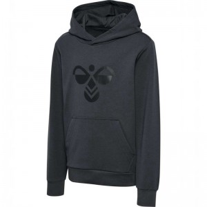 Hummel Cuatro Hoodie Kinder Schwarz | 027092-810