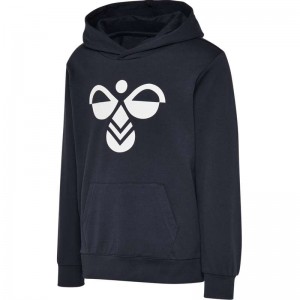 Hummel Cuatro Hoodie Kinder Schwarz | 368430-902