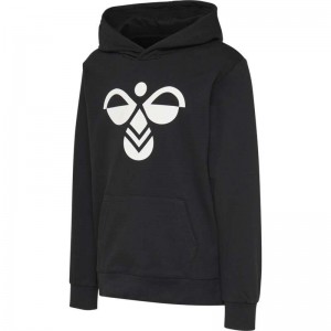 Hummel Cuatro Hoodie Kinder Schwarz | 995203-390
