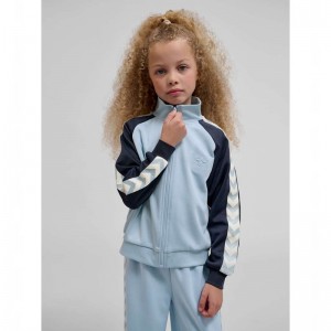 Hummel Daily Zip Sneakers Kinder Blau | 826931-890