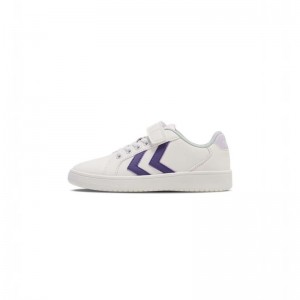 Hummel Derby Court Jr Sneakers Kinder Weiß | 046773-036