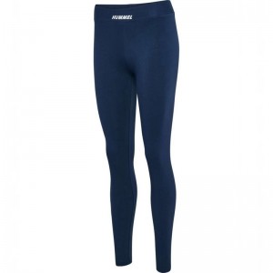 Hummel Elemental Cotton Hw Strumpfhose Damen Navy | 348004-038