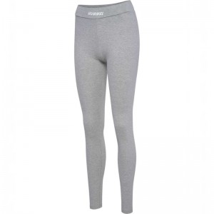 Hummel Elemental Cotton Hw Strumpfhose Damen Grau | 143459-512