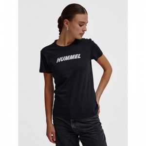 Hummel Elemental Logo Cotton Nackenwärmer Damen Schwarz | 020635-000