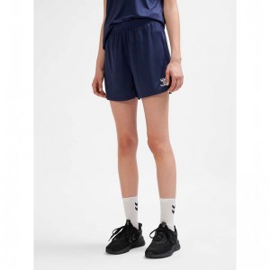 Hummel Essential Kurze Hose Damen Navy | 746560-132