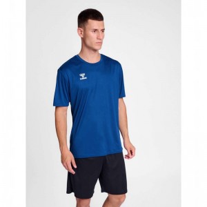 Hummel Essential S/S Trikot Herren Blau | 436054-075