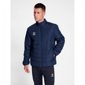 Hummel Essential Short Bench Jacken Herren Navy | 105845-399