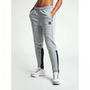 Hummel Essi Tapered Hose Damen Grau | 718066-673