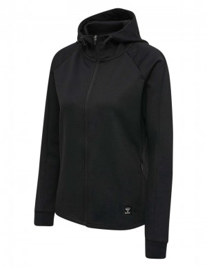 Hummel Essi Zip Hoodie Damen Schwarz | 448512-114