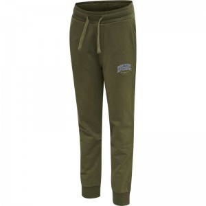 Hummel Fast Hose Kinder Olivgrün | 614247-715