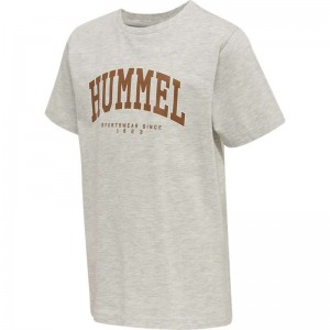 Hummel Fast S/S T-shirts Kinder Grau | 076752-296