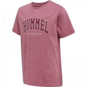 Hummel Fast S/S T-shirts Kinder Rosa | 084484-836