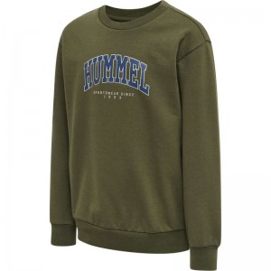 Hummel Fast Sweatshirts Kinder Olivgrün | 345873-513