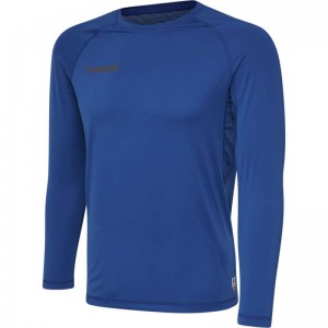 Hummel First Performance Jersey L/S Grundschicht Herren Blau | 684520-728