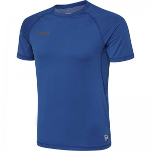 Hummel First Performance Jersey S/S Grundschicht Herren Blau | 174881-020