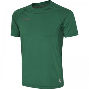 Hummel First Performance Jersey S/S Grundschicht Herren Grün | 810561-047