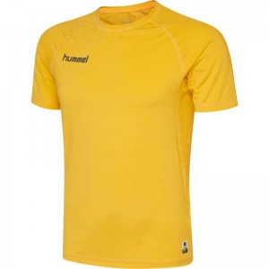 Hummel First Performance Jersey S/S Sneakers Herren Gelb | 207530-785
