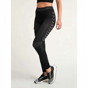 Hummel First Seamless Strumpfhose Damen Schwarz | 523563-314