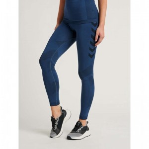 Hummel First Seamless Tr W Strumpfhose Damen Navy | 731583-507