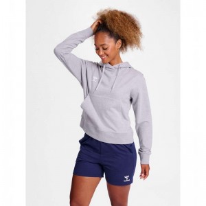 Hummel Go 2.0 Hoodie Damen Grau | 656023-528