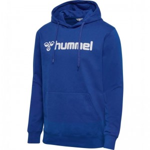 Hummel Go 2.0 Logo Hoodie Herren Blau | 105161-757