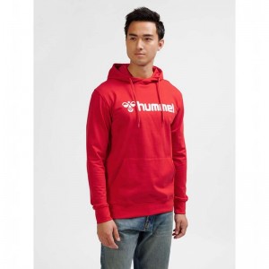 Hummel Go 2.0 Logo Hoodie Herren Rot | 625647-029