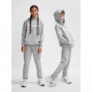 Hummel Go 2.0 Logo Hoodie Kinder Grau | 450375-960