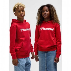 Hummel Go 2.0 Logo Hoodie Kinder Rot | 858408-338