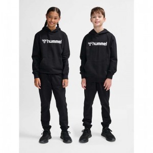 Hummel Go 2.0 Logo Hoodie Kinder Schwarz | 163943-504