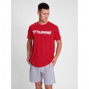 Hummel Go 2.0 Logo S/S T-shirts Herren Rot | 033474-463