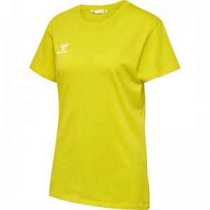 Hummel Go 2.0 S/S Hose Damen Gelb | 477495-778