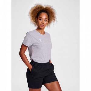 Hummel Go 2.0 S/S Sneakers Damen Grau | 544274-376