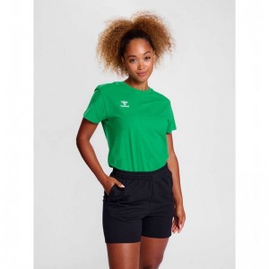 Hummel Go 2.0 S/S T-shirts Damen Grün | 306038-322