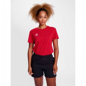 Hummel Go 2.0 S/S T-shirts Damen Rot | 382029-238