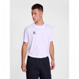 Hummel Go 2.0 S/S T-shirts Herren Weiß | 972746-436